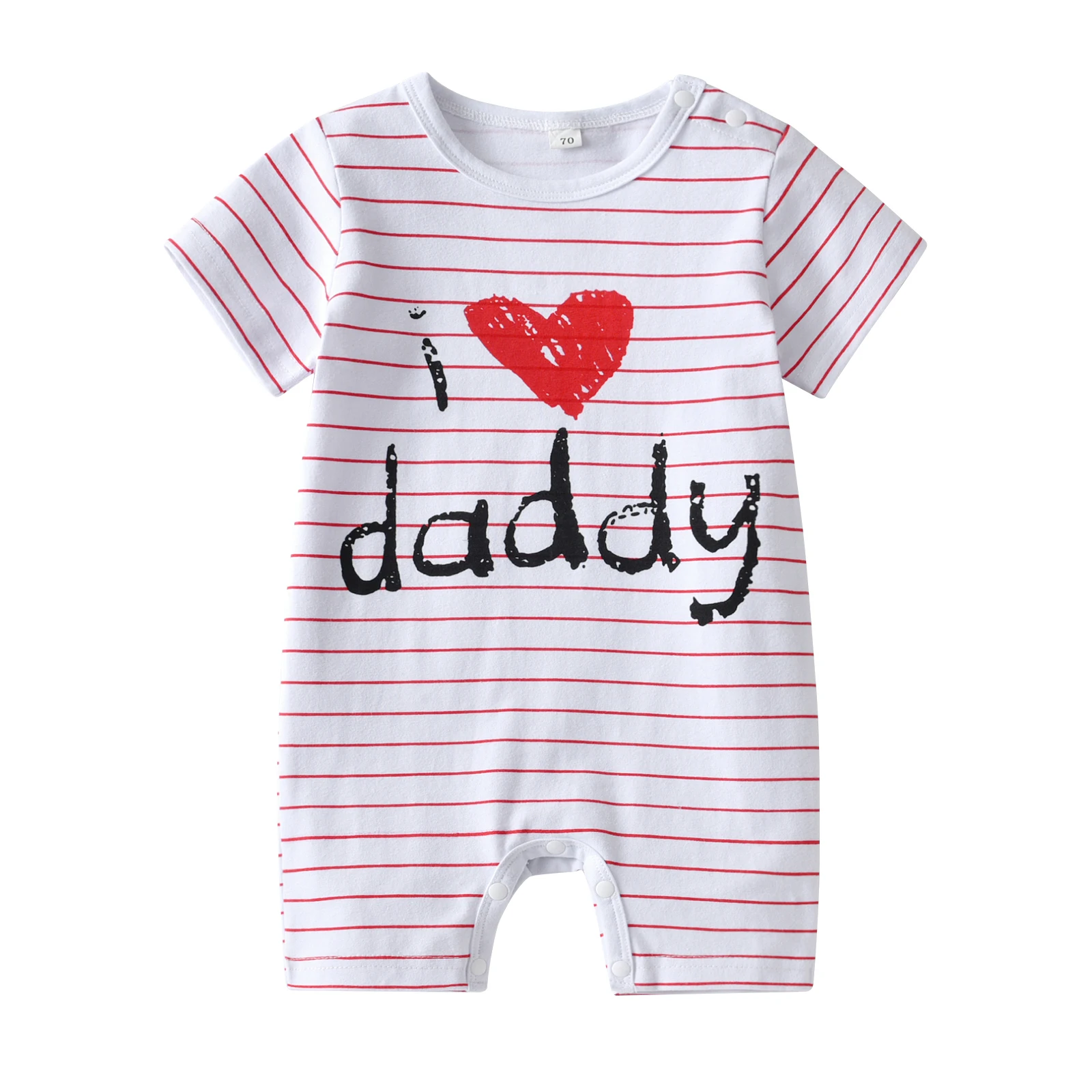 Summer Newborn Baby Boy Girl Romper Clothes Short Sleeve Infant One Piece Jumpsuit Bodysuit Playsuit Clothing Toddler Onesie Cute Infant Baby Girls Romper