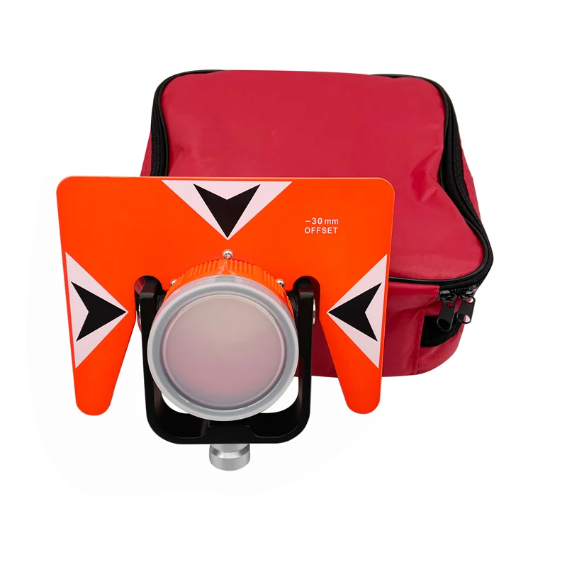 High Quality Red Single Prism For Nikon FOR South For TrimbleTotal Station Prism
