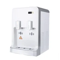 New Type Plastic Cooling Hot And Cold Countertop Portable Water Dispenser With Ice Maker 1