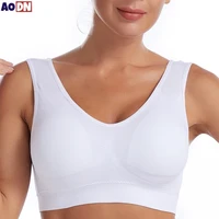 Soutien-gorge fin sans armatures, grande taille, Zero Bondage, sous-vêtements pour femmes, gilet de sport, Yoga, sans fil, brassière réglable sans couture, S-7XL 2