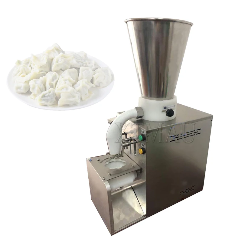 

2023 Semi Automatic Dumpling Wonton Making Machine Snack Maker Stainless Steel