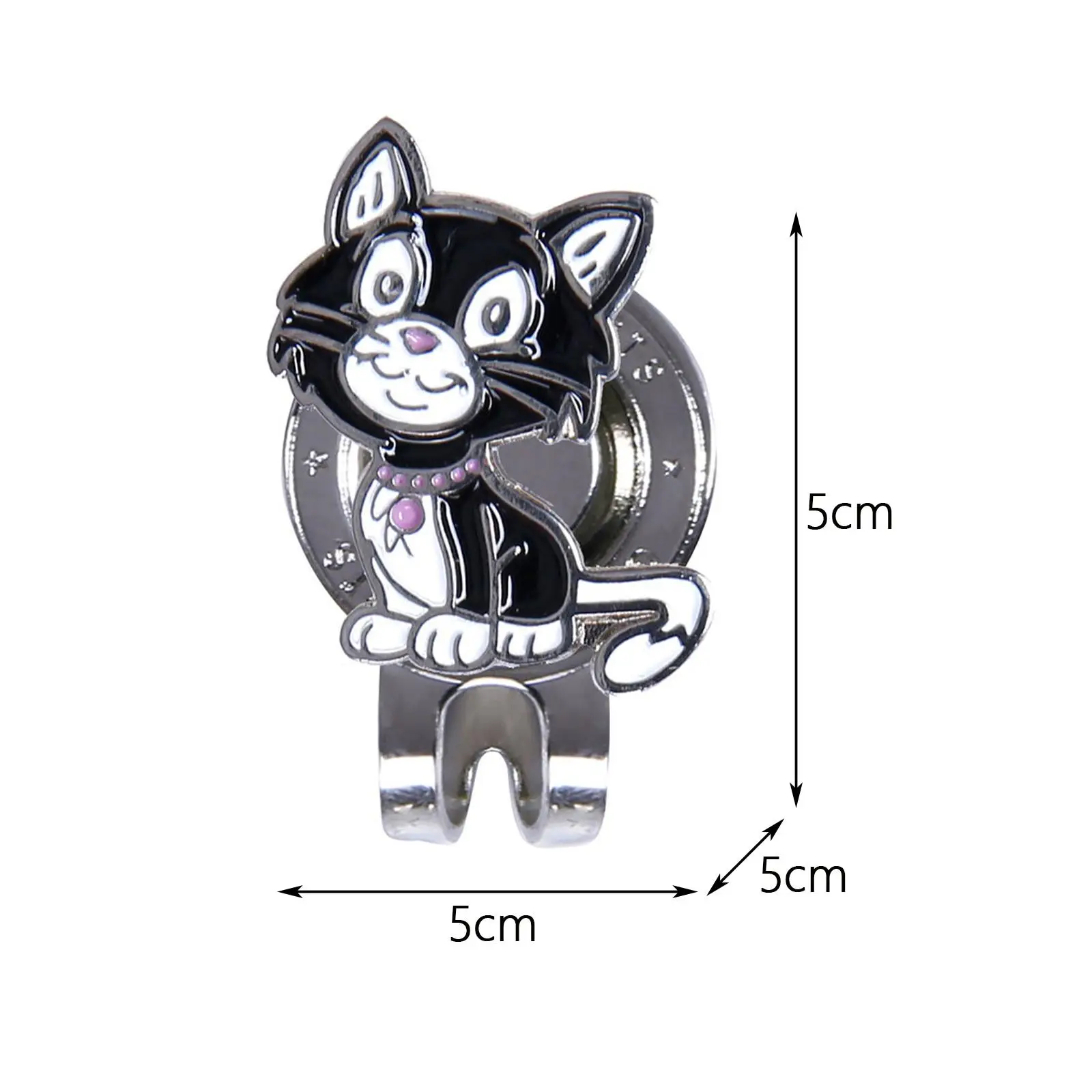 Golf Hat Clip Kitten Animal Ball Marker Golf Accessory Ballmarker for Gift