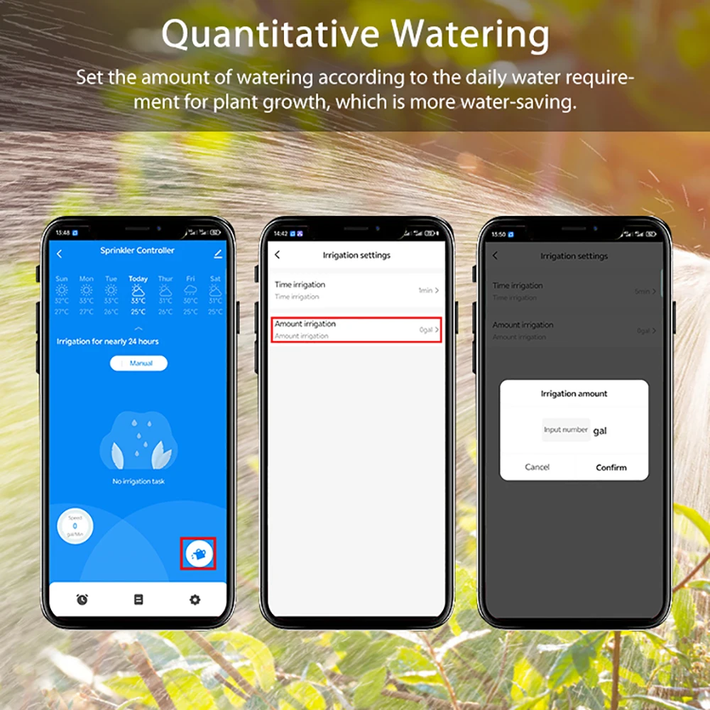 Tuya Zigbee Smart Sprinkler Timer Garden Watering  Ip66 Waterproof Automatic Drip Irrigation Control Work With Alexa Google Home, Alina Gadgets