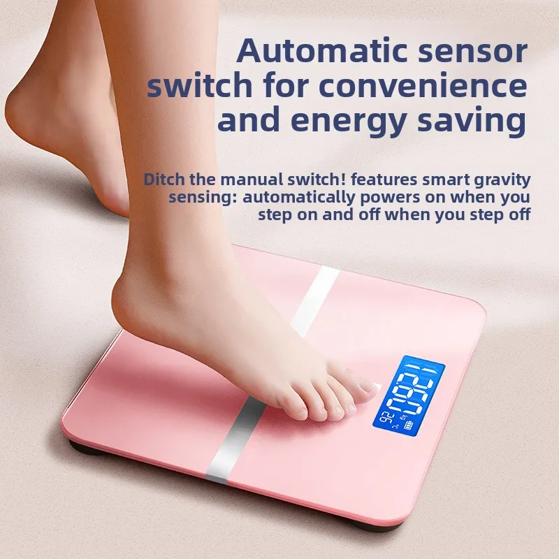 Smart Bluetooth Fat Rechargeable Electronic Weight APP Intelligent Body Composition Household Weighing Scale_voghion.com