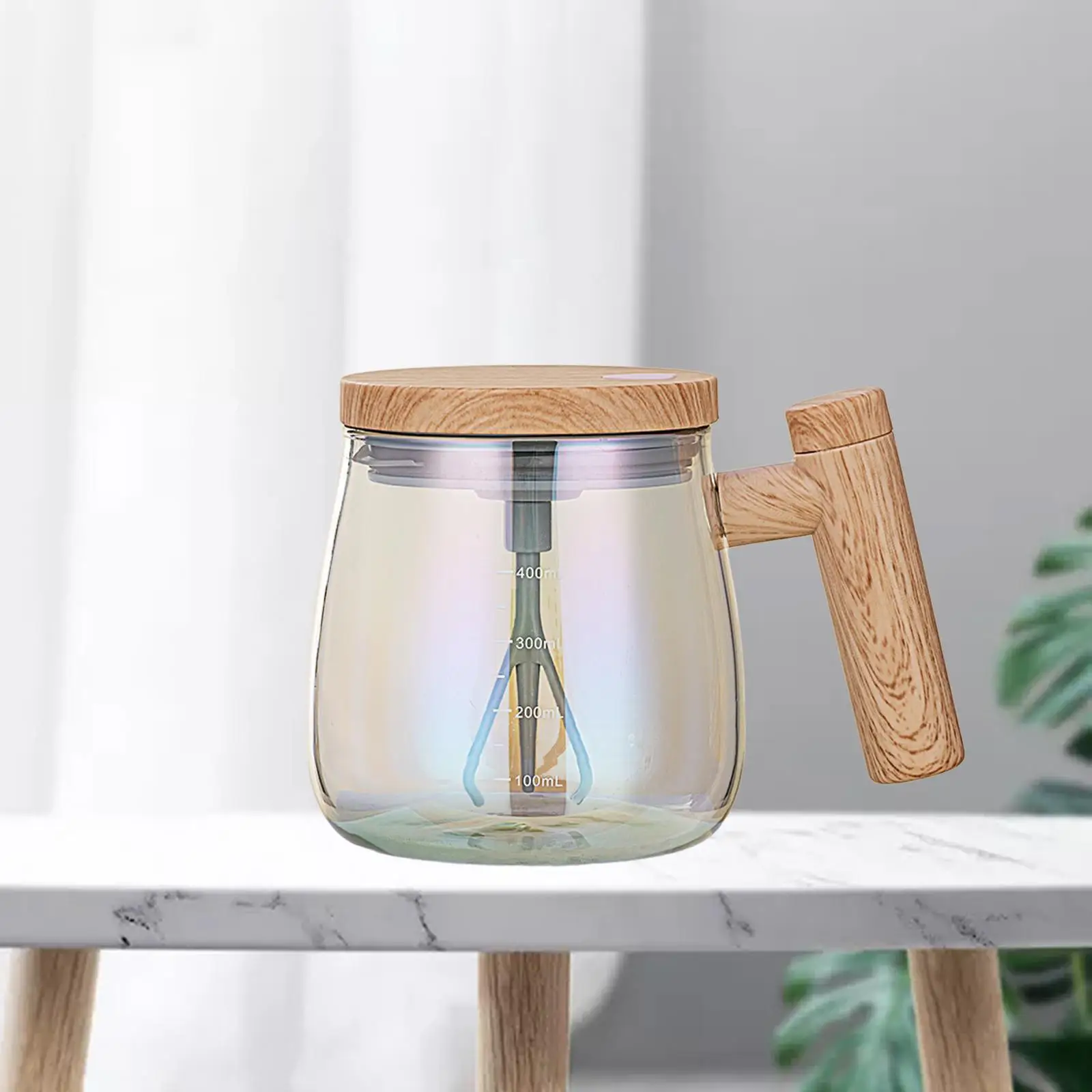 Auto Stirring Mug Self Mixing Mug 400ml Portable for Coffee Tea Milk Glass Self Mixing Coffee Mug Automatic Stirring Cup