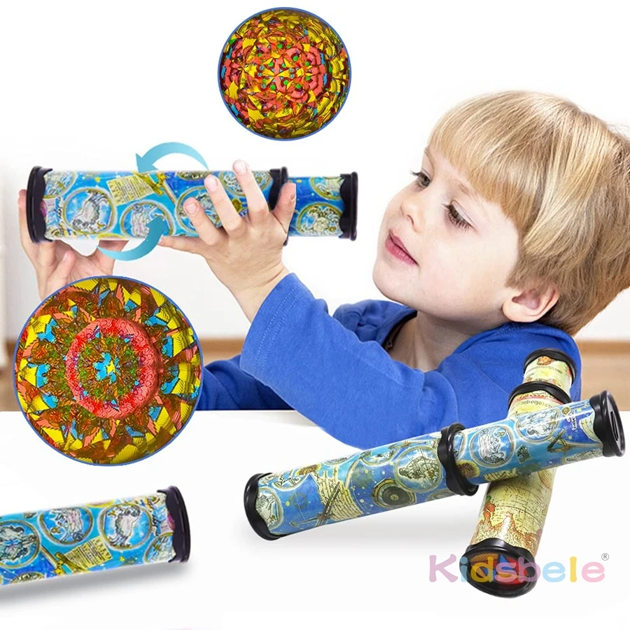 Zauberröhre Kaleidoskop für Kinder – Optisches Spielzeug mit Farbwechsel zur Förderung von Fantasie und visueller Entwicklung_voghion.com