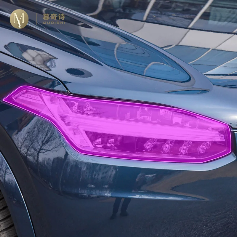 

For Volvo XC90 2022-2024 Car exterior Headlamps PPF Paint protection Film Anti scratch Scratch repair TPU film transparent refit