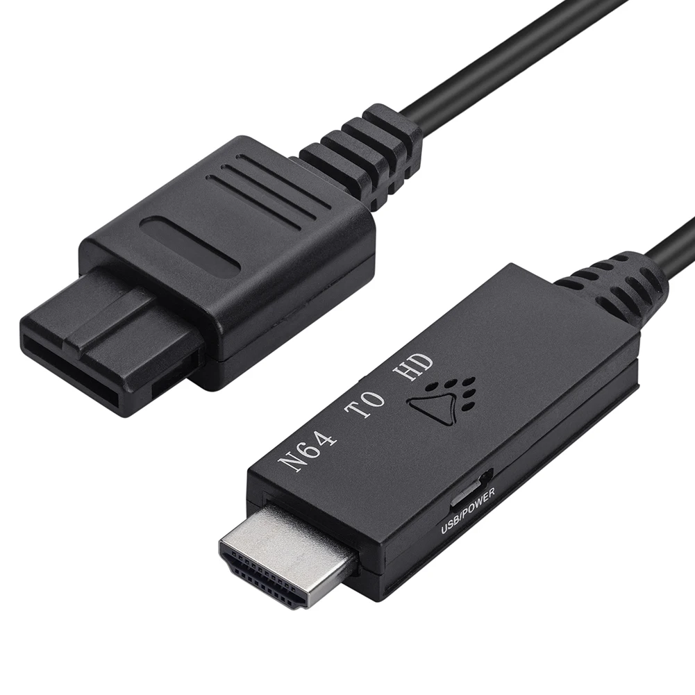 닌텐도 64 HDMI 호환 컨버터 어댑터 케이블, SNES, NGC, SFC용 플러그 앤 플레이 액세서리, 1m HD 케이블 어댑터