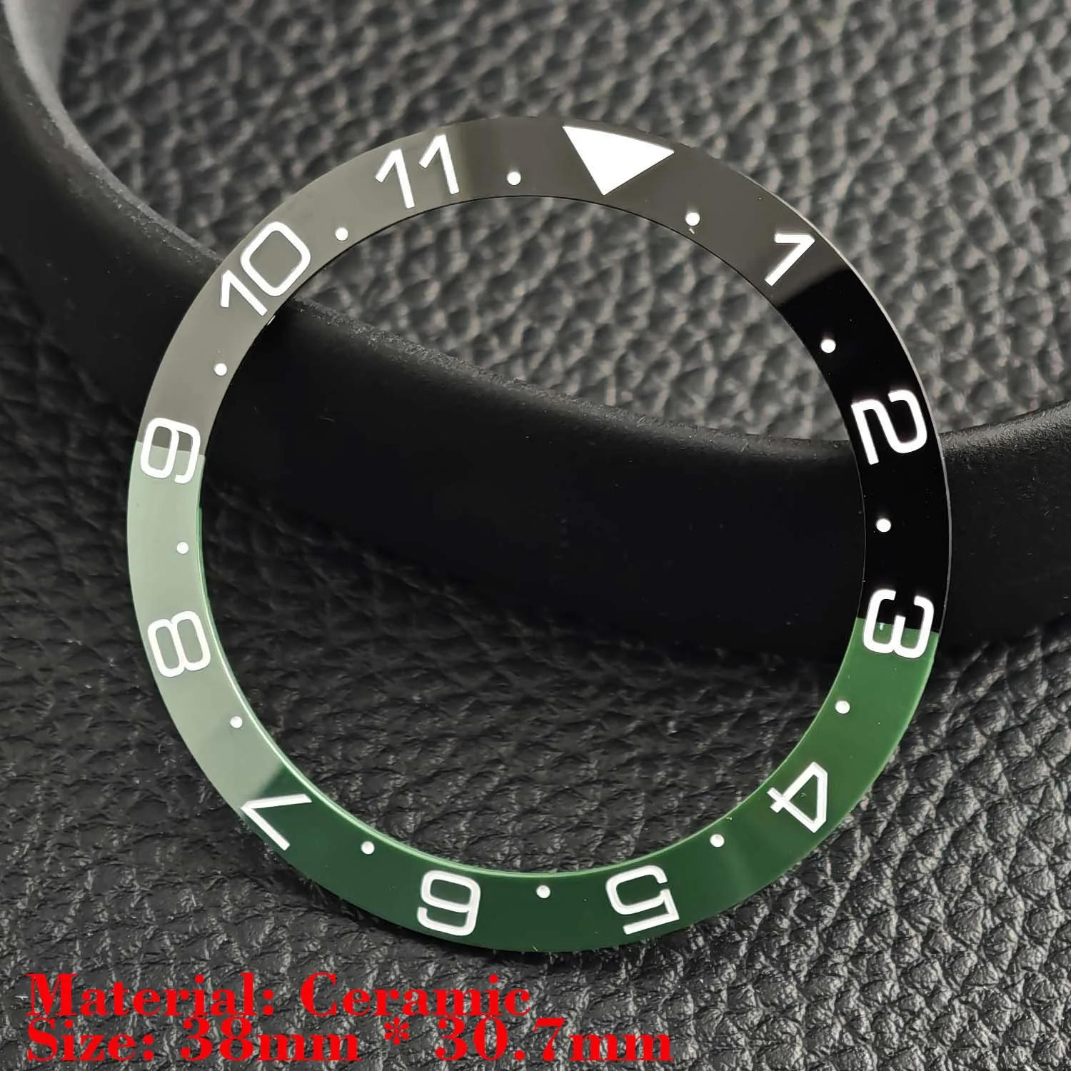 Ceramic Luminous Bezel Insert for Men's Watch - Premium Replacement Accessory
