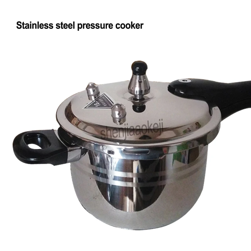 

2L Stainless Steel Pressure Cooker 16cm Cooking Pan Household Kitchen Stew Pot Commercial Pressure Cooker Stove Kitchenware 1pc