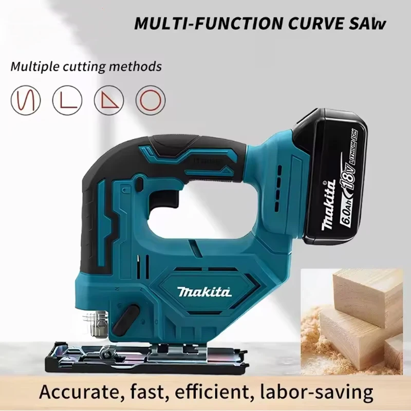 DJV182Z 340W Brushless Cordless Jigsaw Electric Jig Saw with Barrel Handle Porta