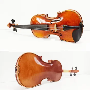 USA low tax Handmade Oily Varnish 4/4 3/4 1/2 1/4 Violin Top Level Violino Musical Instruments brazilian bow Beautiful Case