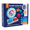 Children Montessori Wooden Teaching Clock Toys Kids Time Learning Kindergarten Alarm Clock Toy for Baby School Early Development 5