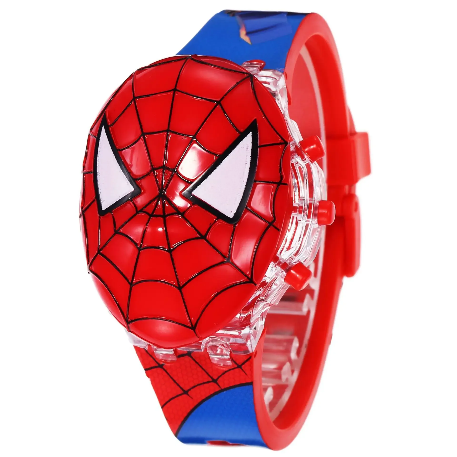 Marvel Us Captain Spider Man Musica Leggera Bambini Cartoon Orologio Elettronico Giocattoli Per Bambini Regalo Internazionale Per Bambini