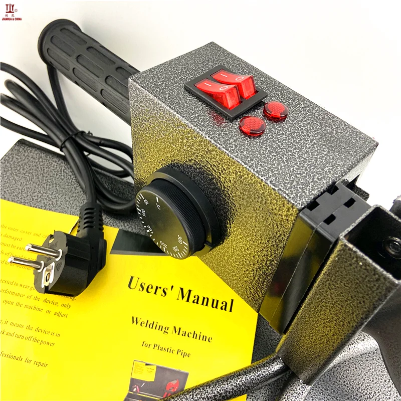 Free Shipping Plumber Tools 1500W 75/90/110MM Temperature Control Plastic PVC Pipe Welding Machine PPR Welder To Weld Plastic 6
