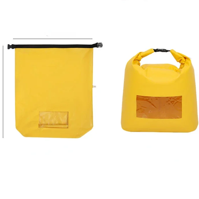 Large Capacity Portable Camping Dry Bag with Foldable Design for Outdoor Activities EVA Fish Net Storage Live Fishing Bucket