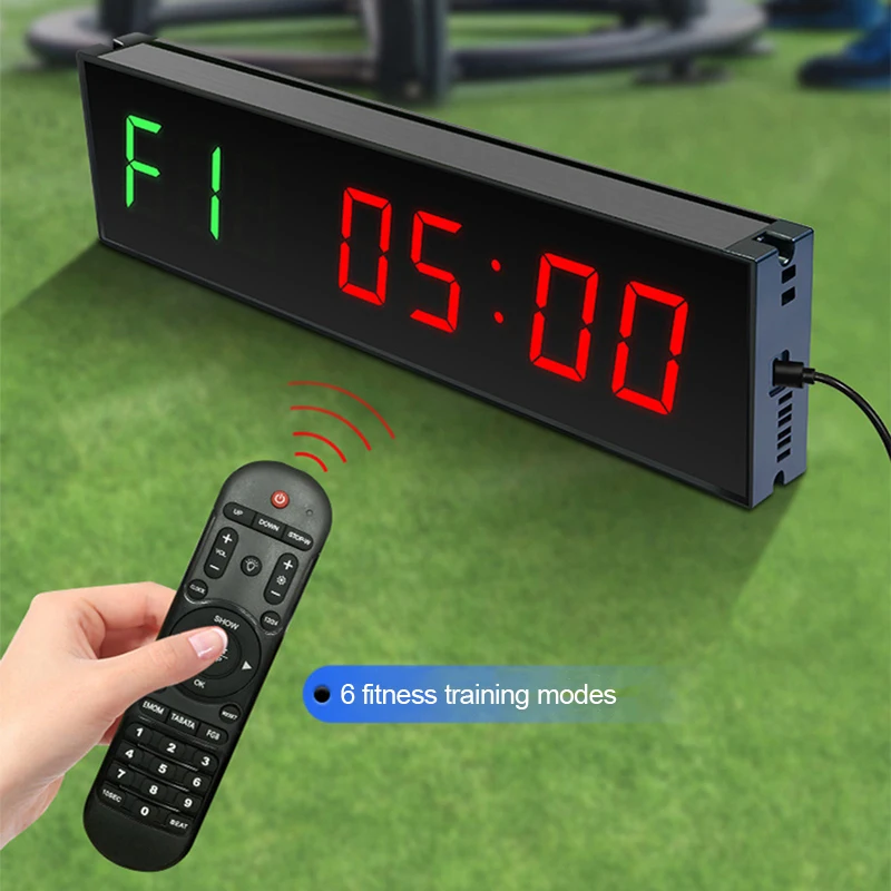 Gym Ultra Clear LED Interval Timer Met Afstandsbediening - Multi Functie Training Timer