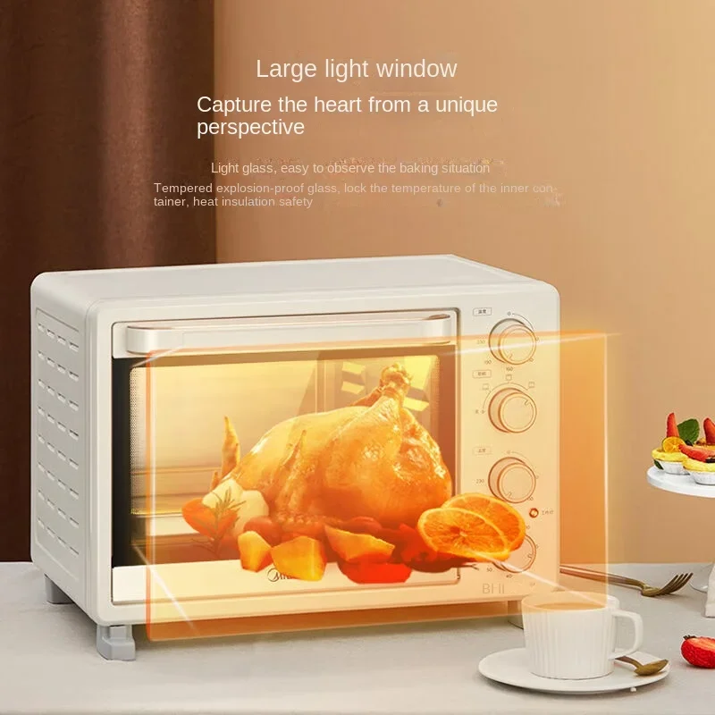 Midea Oven Household Small Multifunctional Baking 25L Pizza Oven Electric Kitchen Microwave Barbecue