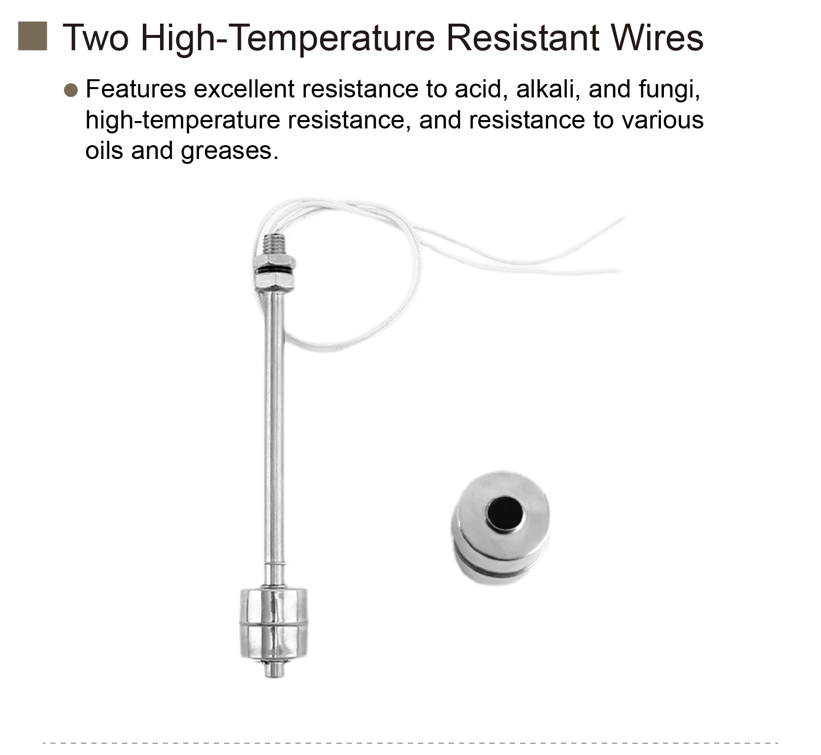 AC110V AC220V Float Level Switch 304 Stainless Steel Liquid Water Tank Sensor Ve