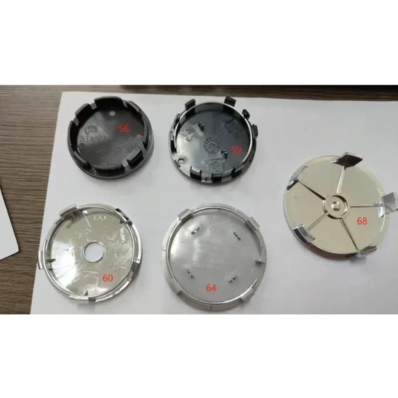 4개 56mm 59mm 60mm 64mm 68mm 자동차 휠 센터 허브 캡 림 커버 엠블럼 (오펠 코르사 C D E F A B Gsi 1.6T OPC 라인 터보 코르스 용)