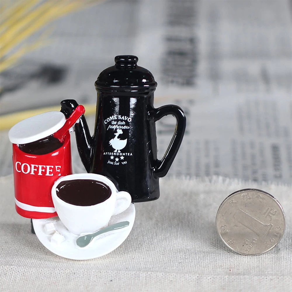 Creative Cartoon Afternoon Tea Food Resin Three-Dimensional Design Refrigerator Stickers Magnetic Message_voghion.com