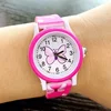 New Fashion Girls Watches Print Butterfly Cartoon Watch for Kids Silicone Strap Quartz Watch Childrens Cute Wristwatch Clock 3