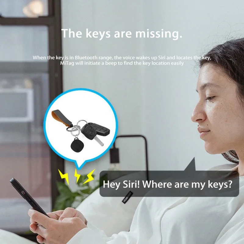 Xiaomi Smart Finder Mini Portable Locator Bluetooth Airtag Tracker Children Wallet Locator Device Anti Loss Location