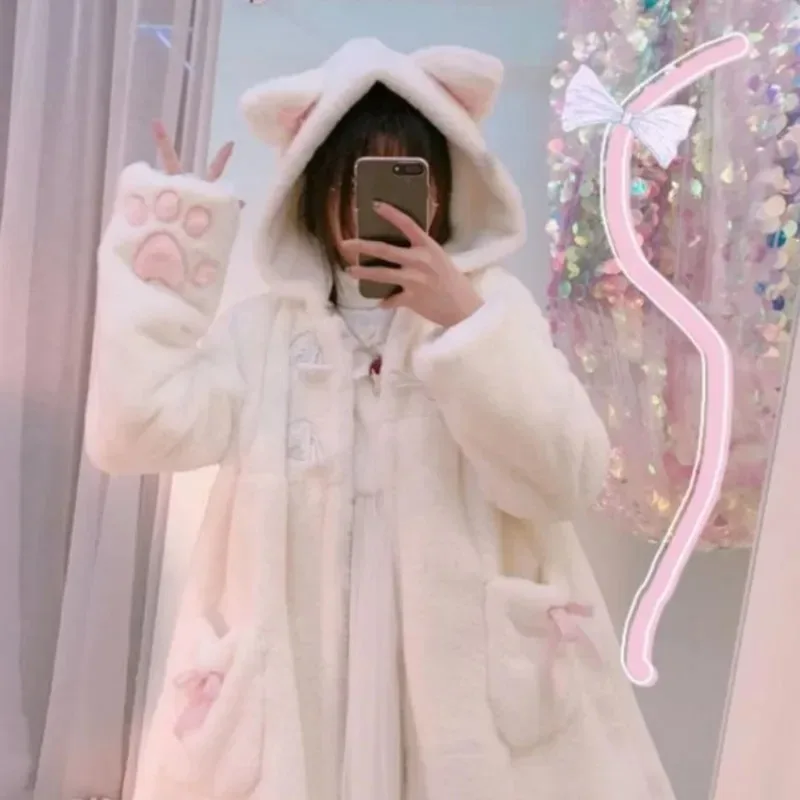 国内で当店のみ PINKSPINK - cat ear hooded puffer coat 国内で当店のみ PINKSPINK - cat ear hooded puffer coat