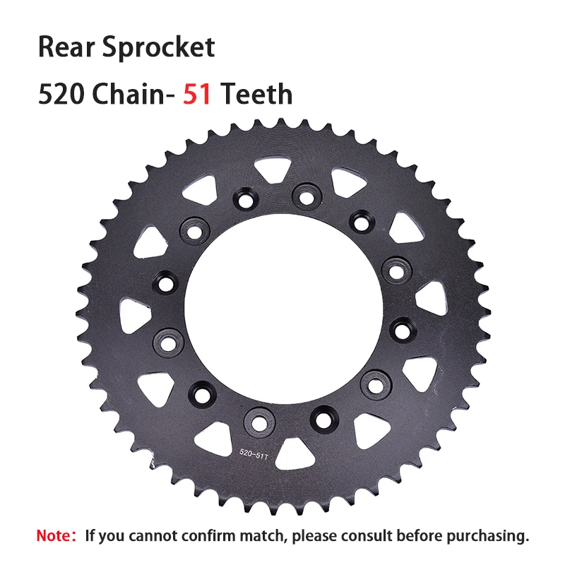 520 43T 47T 51T リアスプロケット ホンダ CR125 CRF150 CRF230 CR250
