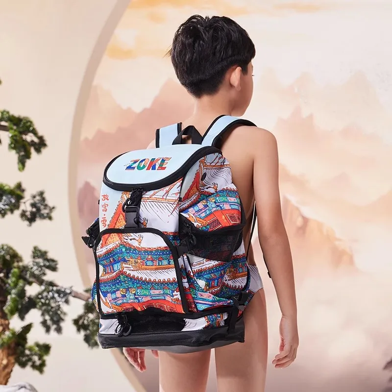 Zoke Backpack With Dry And Wet Separation For Adult Children's