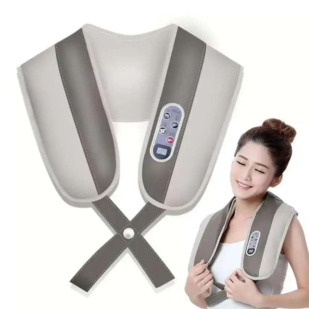 

Portable Massage Shawl Electric Malaxation Cervical Back Neck Cellulite Shoulder Anti Massager And Office Smart Shiatsu J6L7