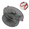 Foldable Portable Crab Cage - Spring-Assisted Fishing Net Trap Perfect For Crabs Shrimp And Bait Storage 6