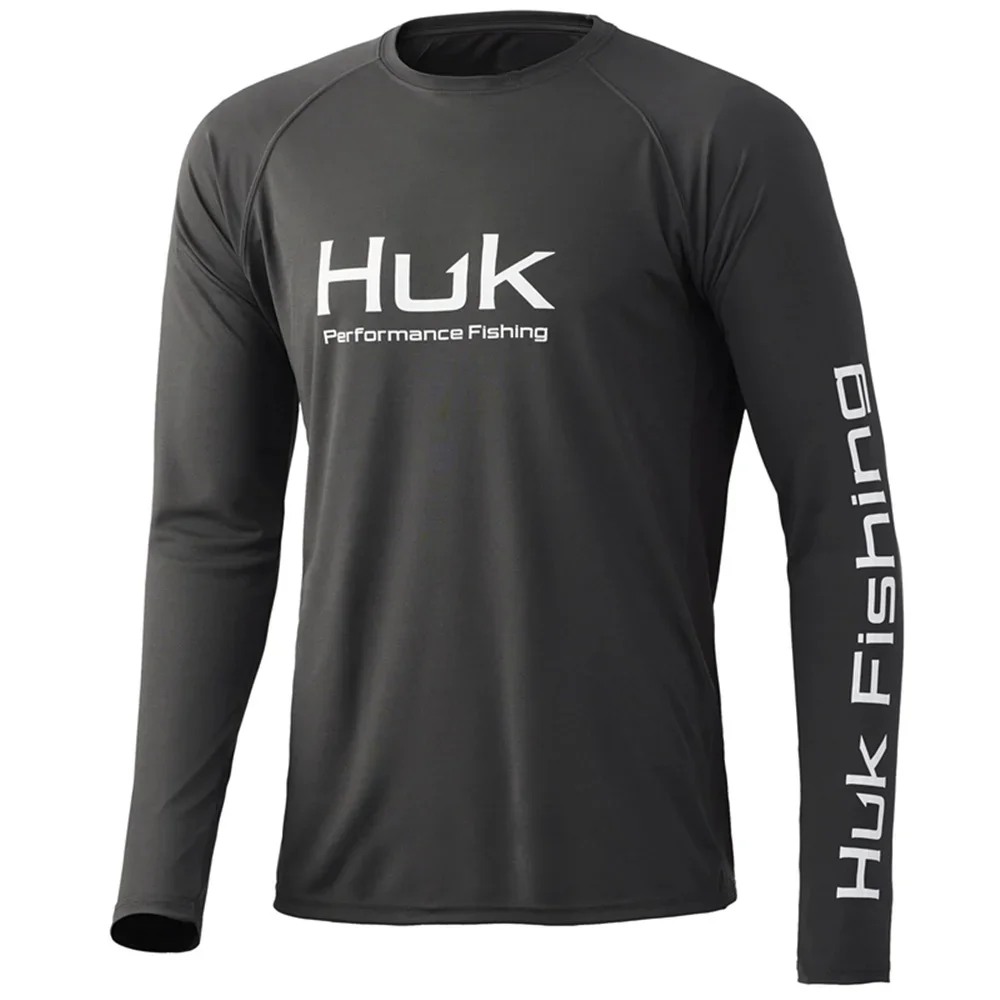 

Huk Performance Fishing Clothing Men's Vented Long Sleeve Uv Protection Sweatshirt Breathable Tops Summer Fishing Shirts Camisa