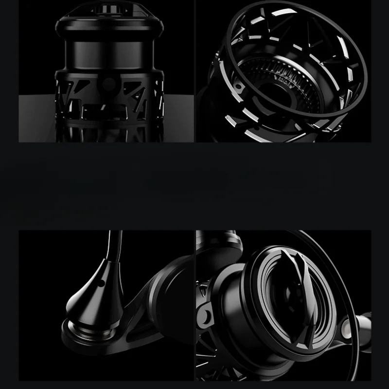 Spinning Fishing Reels Fishing Reel High Speed Gear Ratio Light Carbon Fiber Body 5+1 Bearing 4kg Drag