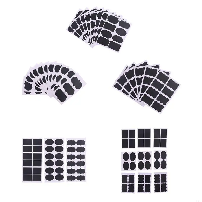 QX2E Chalkboard Blackboard Chalk Board Stickers Decals Craft Kitchen Home Jar Spi