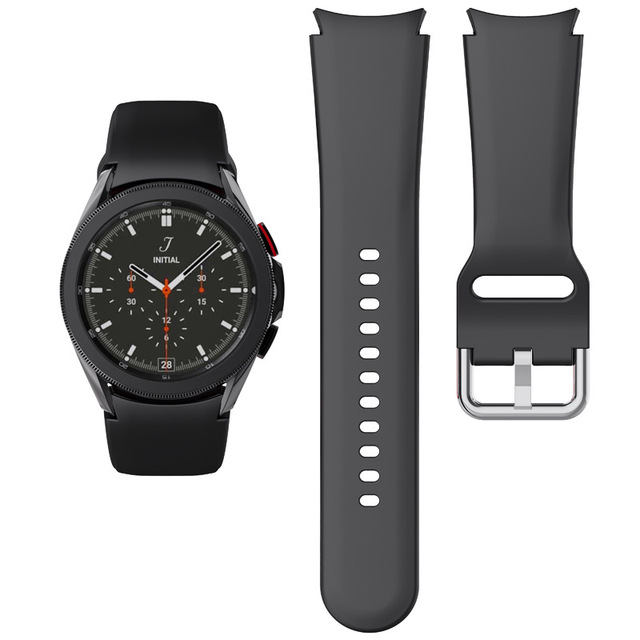 Galaxy Watch 4 Strap 44mm 40mm Smartwatch Silicone Sports Bracelet Watch Band For Samsung Galaxy Watch 4 Classic 46mm 42mm