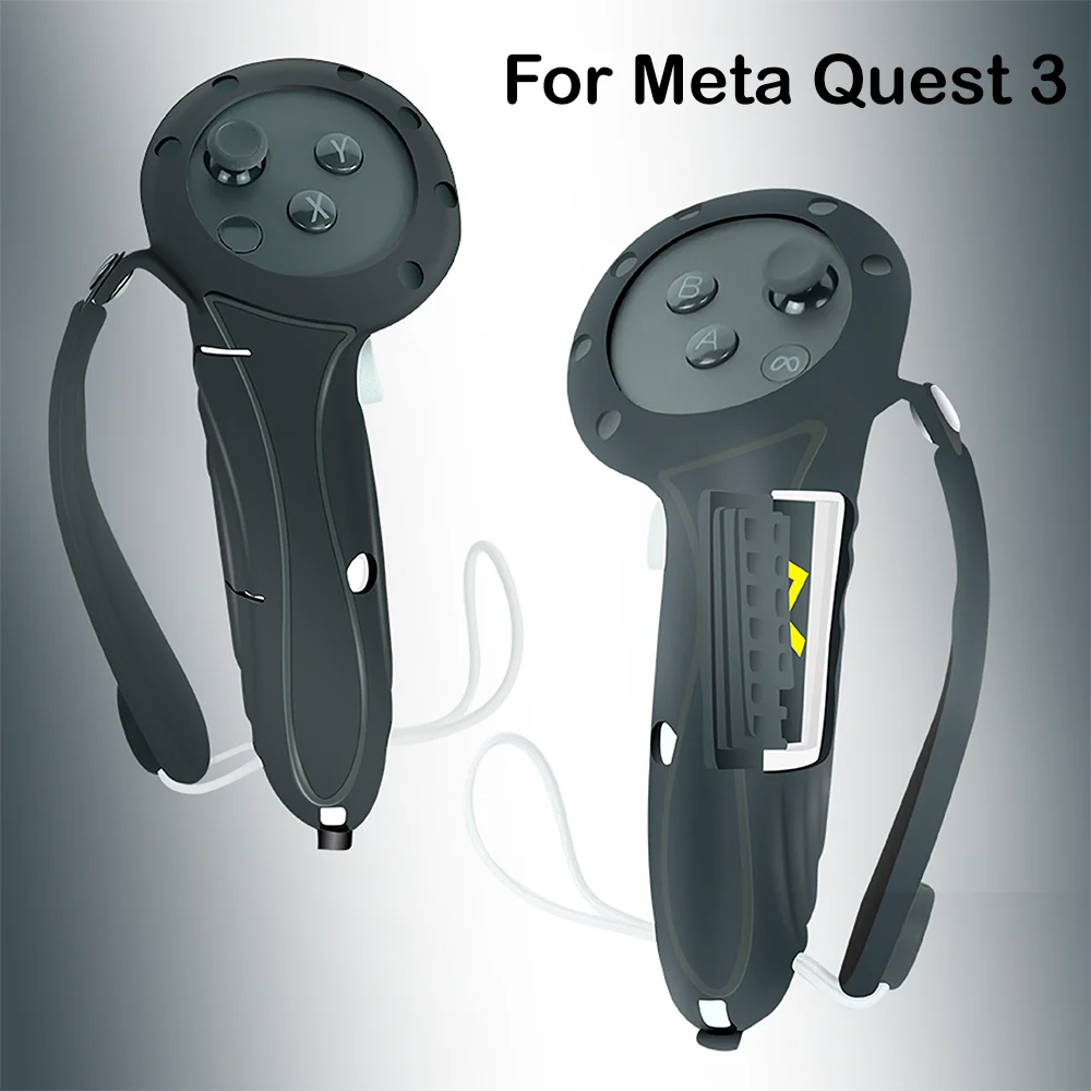 CIVIton XR Controller Grips with Battery Access for Meta Quest 3 Enjoy seamless play with VR Accessories