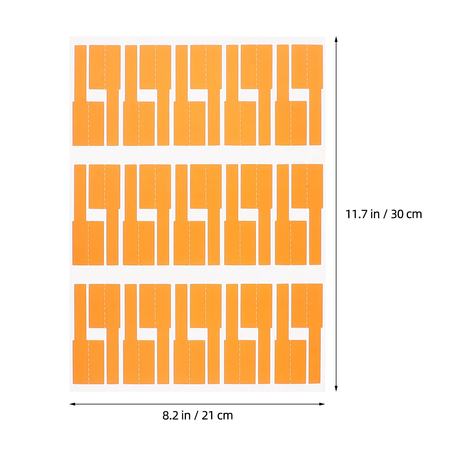 12매 찢어지지 않는 자가 접착식 케이블 라벨 투명한 전선 정리 및 코드 관리를 위한 P자형 와이어 태그
