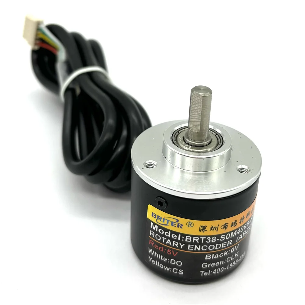 

Photoelectric Absolute Rotary Encoder BRT38-SOM4096-RT1 SSI Output 12bit