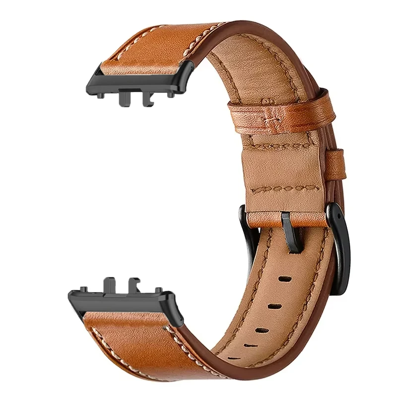 Adjustable Casual Leather Smartwatch Band - Quick Fit Strap