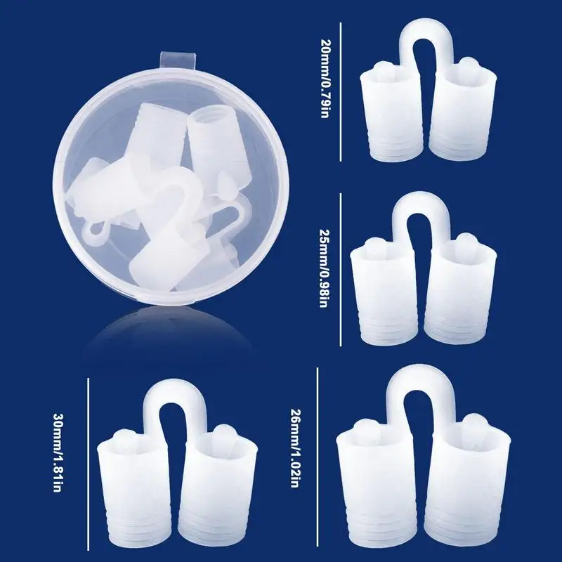 Nostril opener dilators Nostril Opener Silicone Dilators For Women 4 Pcs Anti Snoring Devices
