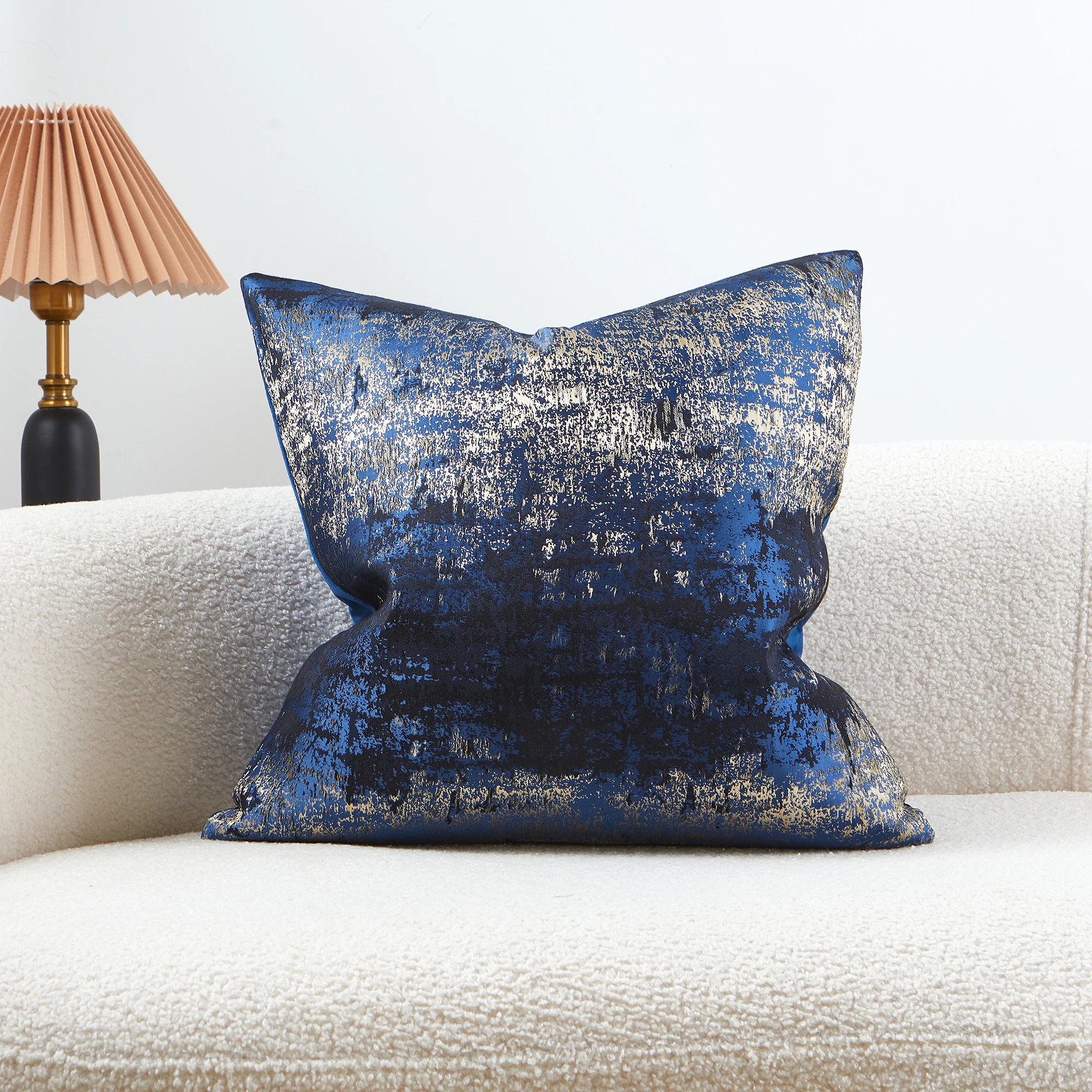 Sofa Navy Gold Cushions Luxury Navy And Gold Throw Pillow Covers