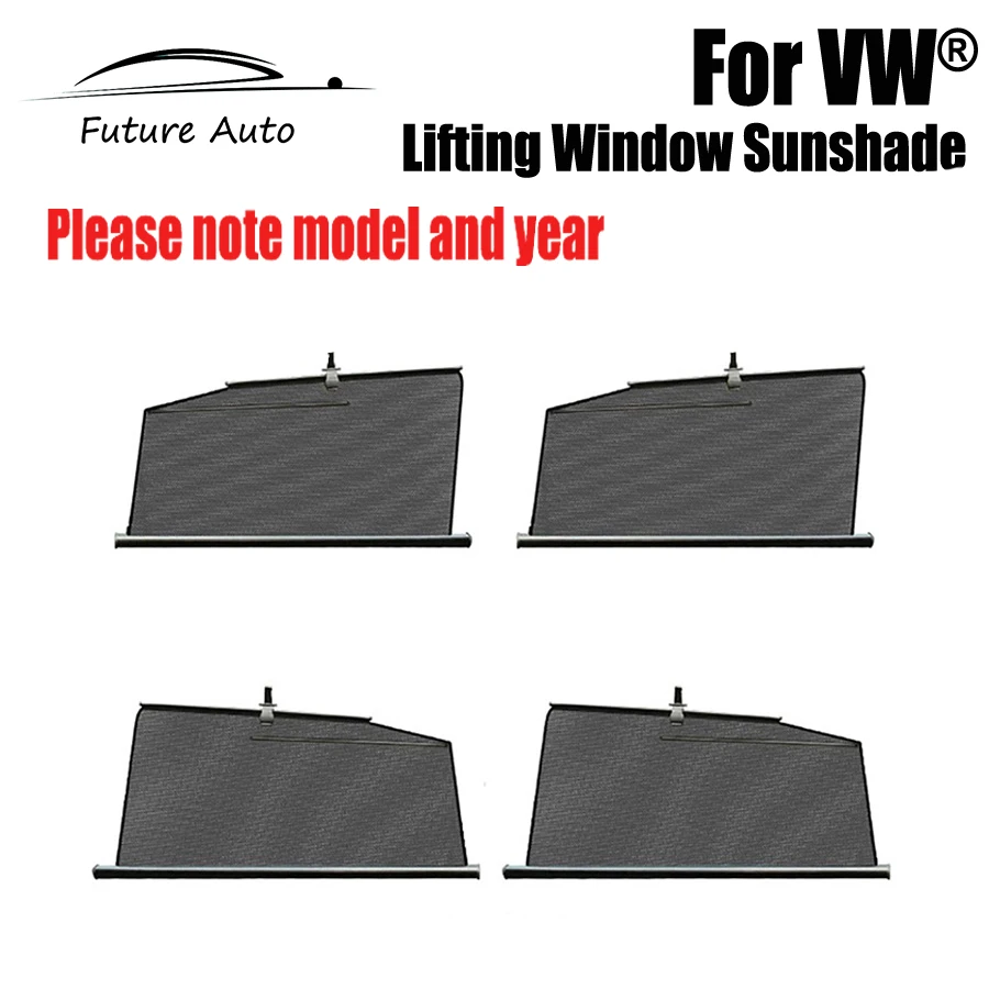 

Car Lifting Window Sunshade For VW Volkswagen Passat Tiguan POLO Custom Retractable Curtain Side Window Mesh Summer Protection