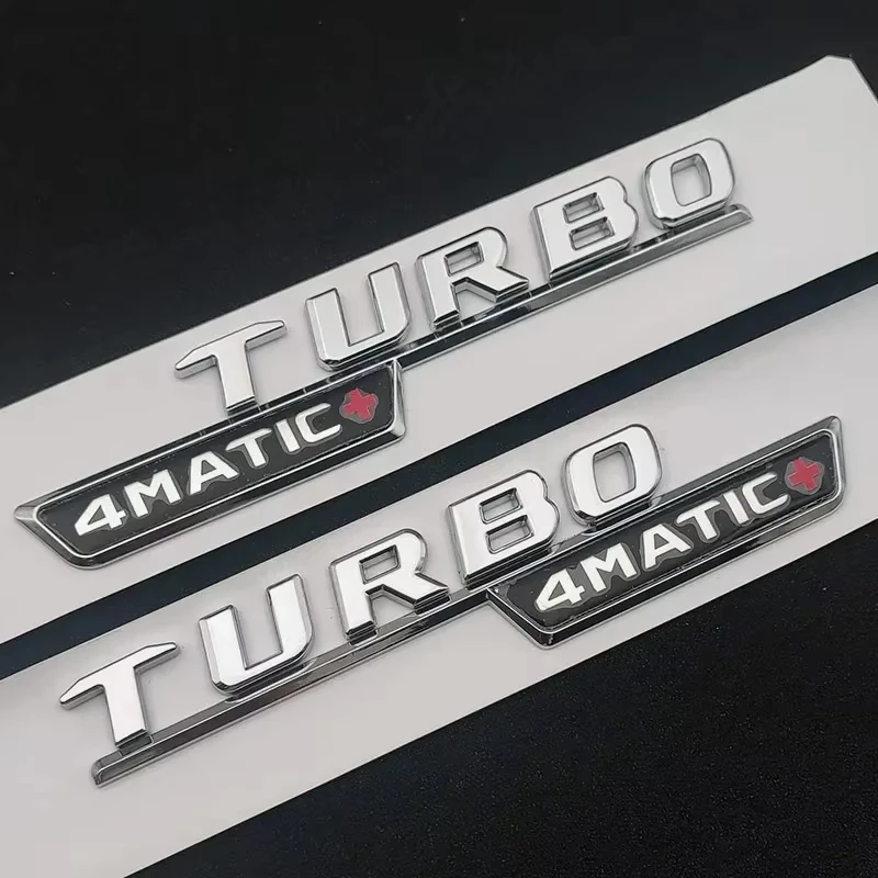 Premium Car Trunk Emblem Badge Logo Stickers - ABS Material, Sleek Design for Performance Vehicles