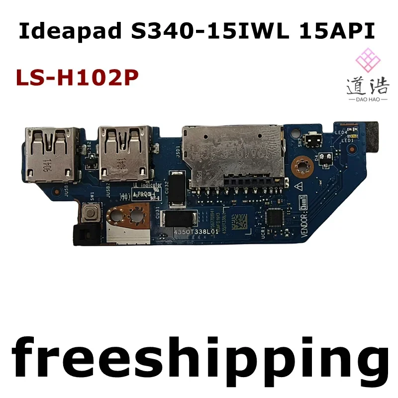 LS-H102P For Lenovo Ideapad S340-15IWL 15API Reader Power Button Board EL531 100% Tested Fully Work 4 LS-H102P For Lenovo Ideapad S340-15IWL 15API Reader Power Button Board EL531 100% Tested Fully Work - Image 2
