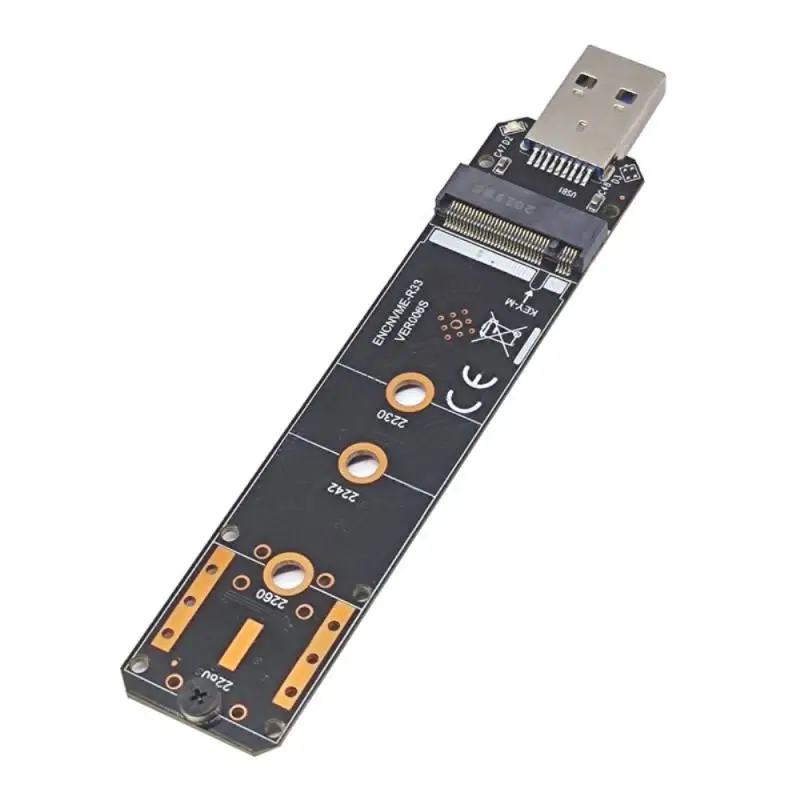 

USB-адаптер M.2 NVMe на USB 3,1 SSD-адаптер 10 Гбит/с USB3.1 Gen 2 RTL9210 чипы для M Key M2 NVMe 2230 2242 2260 M.2 SSD