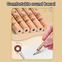 20Pcs Kapibara Round Stick Pencils, Length 7.47inch Cm, with Pencil Lead, for Sketching, Drawing, Marking, Art Supplies, Woodworking Pencils, Stationery, Office Supplies, School Supplies, Stationery Sets, Back-To-School Season 4