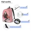 Demon Slayer Nezuko Kamado Backpack for Kindergarten Primary School Student Bookbag Daypack Sports 4