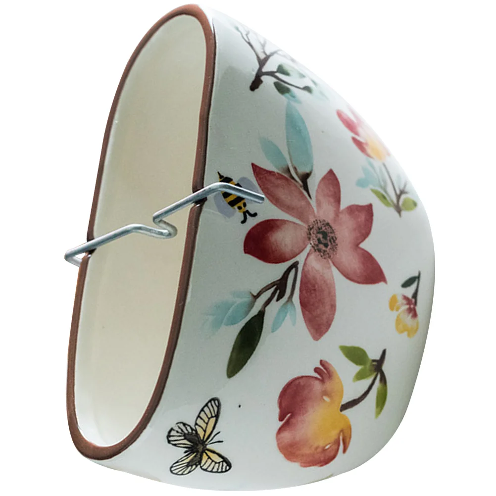 

Ceramic Incense Inserted Dorm Plate Cases Summer Burner Convenient Holder Round for Home Yard