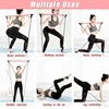 Portable Yoga Pilates Bar Stick with Resistance Band Home Gym Muscle Toning Bar Fitness Stretching Sports Body Workout Exercise 4